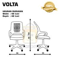 Gambar Kursi kantor , Kursi Jaring , Kursi Gaming Volta Chair (BARU) JNE dari TokoBabeh-id undefined 2 Tokopedia