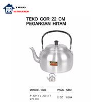 Gambar Teko Cor Ge Kettle Ketel Ceret Gagang Hitam Air Minum Teh - 22 Cm dari Mitraaren undefined 4 Tokopedia