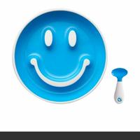 Gambar munchkin smile scoop suction plate & training spoon - Biru dari peralatan IT undefined 2 Tokopedia