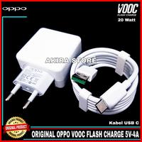Gambar Charger Oppo Reno 2F Reno 3 ORIGINAL 100% VOOC Flash Charge USB Type C dari Akira Store17 undefined 1 Tokopedia