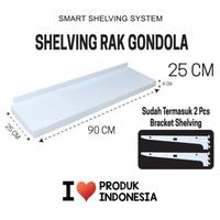Gambar RAK SHELVING MINIMARKET SUPERMARKET 25 CM TOKO GONDOLA BRACKET 25CM dari Garda Prima Jaya undefined 1 Tokopedia