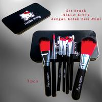Gambar Rumah Wardah Brush Make Up Hello Kitty Kotak Kaleng Mini 7 pcs - Black dari Rumah.Wardah undefined 1 Tokopedia