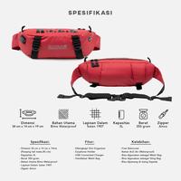 Gambar HOT PROMO TAS SELEMPANG PRIA WAIST BAG DISTRO OUTDOOR WAISTBAG GUNUN - GREY dari Ben Shoop undefined 4 Tokopedia