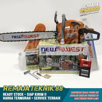 Gambar CHAINSAW NEW WEST 628 24 INCH / MESIN GERGAJI BENSIN + BAR+ RANTAI 24" - PACKING STANDAR dari Remaja Teknik Jakarta undefined 5 Tokopedia