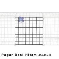 Gambar Pagar Besi Putih Hitam 35x35cm untuk Kandang Kucing dll DIY dari Bonafid888 undefined 1 Tokopedia