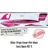 Gambar Stiker Stripe Kanan Pink Hitam Vario Black MGT R 871X0-KVB-950ZAR ORI dari Mega Lia undefined 1 Tokopedia