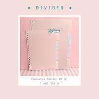 Gambar Binder Divider -Loose leaf A5 B5 -Pembatas binder jurnal planner - a5 rainbow 1 dari stationery_works undefined 1 Tokopedia