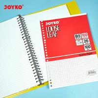 Gambar Joyko Loose Leaf B5 Grid / Kertas Binder Joyko Kotak Tebal 100GR - 50 Lembar dari Raja Stationery undefined 5 Tokopedia