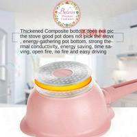 Gambar Belvin flower baby cookware set 18cm 18 cm fry sauce pan panci mpasi - Biru Muda, 18cm NO packing dari CRYSTALKIDSTORE undefined 5 Tokopedia