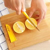 Gambar Pisau Kupas Buah Lengkap dengan Sarung Penutup Pisau Dapur Mini - Orange dari Starhome Indonesia undefined 4 Tokopedia