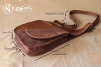 Gambar TAS SELEMPANG KULIT ASLI WANITA - Tan - Tan CH dari Nawies leather undefined 5 Tokopedia