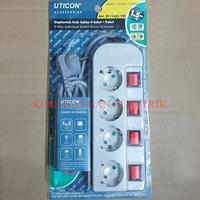 Gambar STOP KONTAK ARDE UTICON 4 LUBANG ST 1482 SW + SAKLAR / COLOKAN LISTRIK dari Toko Kemenangan Elektrik undefined 1 Tokopedia