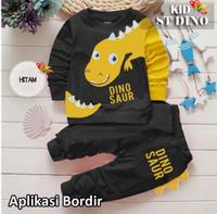 Gambar setelan anak baju laki laki cowok import umur 2 3 4 tahun - Hitam dari anizahfashion undefined 4 Tokopedia
