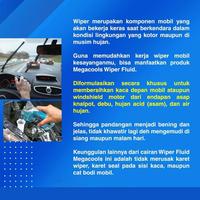 Gambar WIPER FLUID MEGACOOLS AIR CAIRAN PEMBERSIH PERAWATAN KACA MOBIL 400 ML dari Proquillid undefined 3 Tokopedia