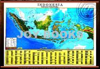 Gambar PETA / MAP GULUNG / GANTUNG / BINGKAI INDONESIA NKRI dari Joy Books undefined 1 Tokopedia