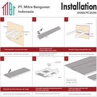 Gambar Shunda Plafon PVC - List A - LS 301 dari PT. Mitra Bangunan Indonesia undefined 4 Tokopedia