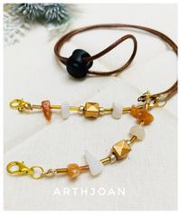 Gambar 2 in 1 kalung masker konektor masker earth stone dari Memorielane undefined 2 Tokopedia