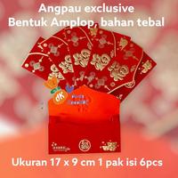 Gambar Angpau Imlek Ampau Imlek Amplop uang CNY - Ampau Isi 10pcs dari Dunia Kadokoe undefined 1 Tokopedia