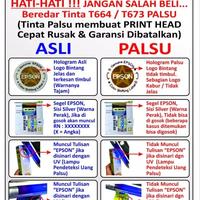 Gambar TINTA EPSON 673 1 SET 6 Warna PRINT L800 L805 L850 L1800 ORIGINAL 100% dari Surya Santana komputer undefined 3 Tokopedia