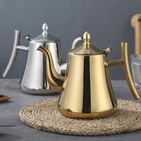 Gambar Teko Saringan Teh kopi Filter Penyaring Stainless Steel Awet Teapot - SILVER, 1.2 Liter dari RUMAHINAJA undefined 3 Tokopedia