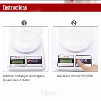 Gambar timbangan smart LED Dapur Kue Kitchenware - MODEL B dari Safaria ID undefined 3 Tokopedia
