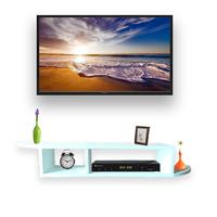 Gambar Rak Tv Dinding Minimalis Gantung/Meja TV Kayu Pajangan Tempel Dinding - Putih dari DEcTionS Living undefined 1 Tokopedia