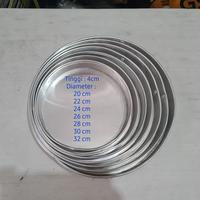 Gambar Loyang bulat 32 cm tinggi 4 cm dari Lapak Nyonya Marda undefined 1 Tokopedia
