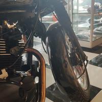 Gambar Spakbor Depan Gondrong Hitam Glossy Kawasaki W175 PnP dari Bengkel Teras BEARS undefined 4 Tokopedia