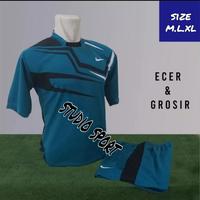 Gambar kaos jersey setelan futsal seragam - tosca, M dari new warnasport29 undefined 5 Tokopedia
