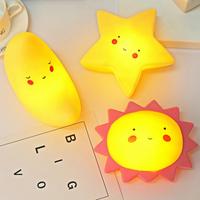 Gambar lampu tidur anak LED lampu hias kamar karakter kartun/ cartoon unik - Bulan Sabit dari Vioni's Store undefined 3 Tokopedia