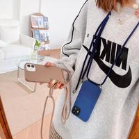 Gambar Soft Case MACARON + Tali Lanyard IPHONE - 12 Pro Max, Merah dari garuda30 undefined 2 Tokopedia