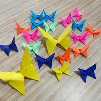 Gambar ORIGAMI KUPU KUPU WARNA WARNI, BAHAN TEBAL, BERKUALITAS, RAPI, WARNA C - 5 x 5 cm dari ky-herbal undefined 1 Tokopedia