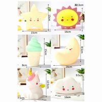 Gambar lampu tidur anak LED lampu hias kamar karakter kartun/ cartoon unik - Bulan Sabit dari Vioni's Store undefined 5 Tokopedia