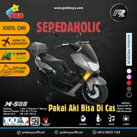 Gambar Motor Motoran Anak Aki PMB M 588 NMAX RAID - Pink dari Sepedaholic undefined 2 Tokopedia