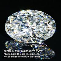 Gambar Premium Oval Moissanite White D VVS1 Colorless.mirip berlian eropa - 6x8mm 1.5ct dari HeavenlyNirwana undefined 1 Tokopedia