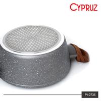 Gambar Cypruz PI-0735 Panci Marble Bakelite Kayu 20cm + Tutup dari Home Electro undefined 4 Tokopedia
