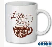 Gambar Life Begin After Coffee Mug Inspirasi Untuk Pecinta Kopi /Hadiah /Kado - 6 dari Crion undefined 1 Tokopedia