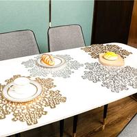 Gambar Placemat For Dining Table PVC/ Tatakan Piring PVC High Quality B.Gold - Gold dari Home Decor Zega undefined 2 Tokopedia