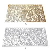 Gambar Placemat For Dining Table PVC/ Tatakan Piring High Quality MYH-P - Silver dari Home Decor Zega undefined 3 Tokopedia