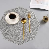 Gambar Placemat For Dining Table PVC/Tatakan Piring High Quality MYH - Gold dari Home Decor Zega undefined 3 Tokopedia