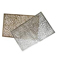 Gambar Placemat For Dining Table PVC/ Tatakan Piring High Quality MYH-P - Silver dari Home Decor Zega undefined 4 Tokopedia