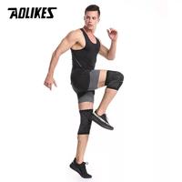Gambar Deker Lutut Futsal Sepak Bola 7710 AOLIKES Knee Support Leg Sleeve Pad - M dari Zona Aktif undefined 2 Tokopedia