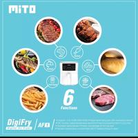 Gambar Penggorengan Tanpa Minyak Mito Digital Air Fryer AF1 - Merah Muda dari MochiMochiTT undefined 5 Tokopedia