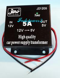 Gambar Converter penurun tegangan Dc 12 v to 5 v 5 a step down 12V ke 5V 5A dari Indopower2 undefined 5 Tokopedia