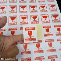 Gambar Sticker Fragile / Stiker Awas Barang Pecah Belah + DIE CUT dari Bekasi Printing Utama undefined 3 Tokopedia