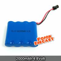 Gambar BATERAI CADANGAN MOBIL REMOT BATRE RC REMOTE KONTROL - 4.8V 2000mAh dari CHIKAIRAZAN undefined 1 Tokopedia