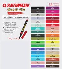 Gambar Snowman Brush Pen satuan ( BM-1 ) –– Colour No. 123 - N99 dari K - Stationery Store undefined 4 Tokopedia