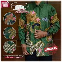 Gambar Kemeja NU Nahdlatul ulama Lintang Songo Kain satin - M dari Toko NU67 undefined 3 Tokopedia