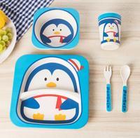 Gambar Bamboo Fiber Kids Feeding Set / Peralatan Makan Bayi-anak anak-BH14 - Monkey dari Bounty Hunter Shop undefined 1 Tokopedia