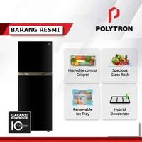 Gambar Kulkas 2 pintu Polytron Prm 490 350 liter iNVERTER PRM490 TEMPRED GLAS dari 3 ratu sejagad undefined 1 Tokopedia